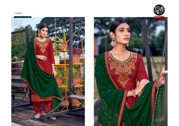Four Dots Pihu 2 Designer Silk Festive Wear Salwar